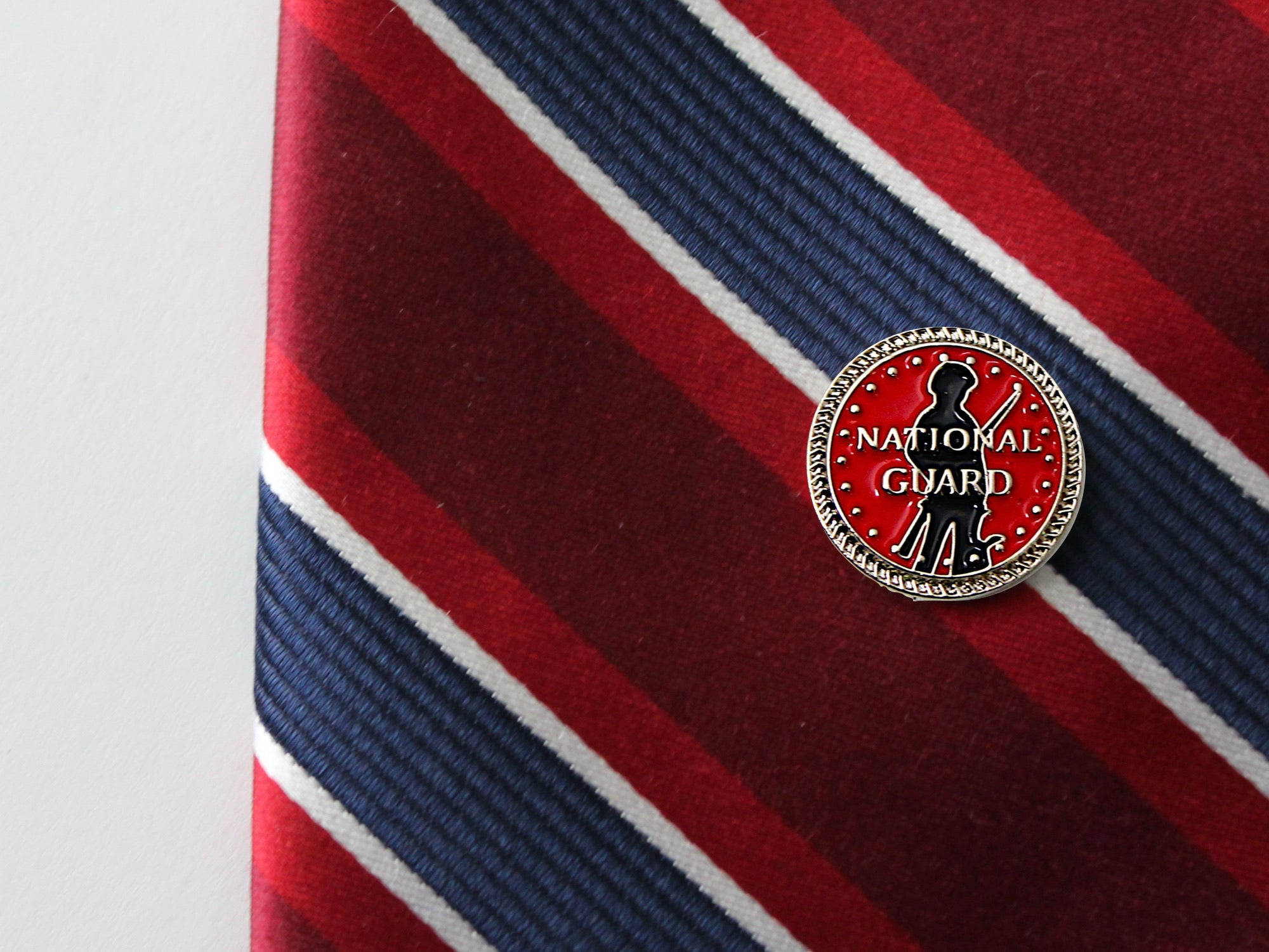 National Guard Silver Tie Tack
