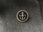 Navy Lapel Pin