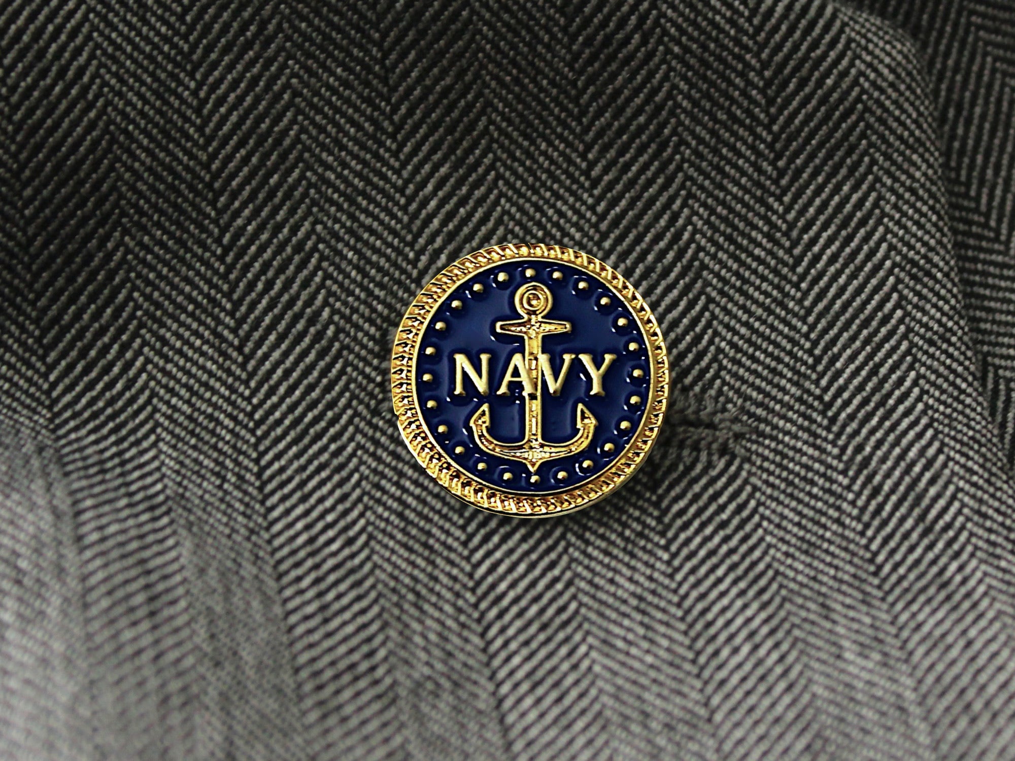 Navy Lapel Pin