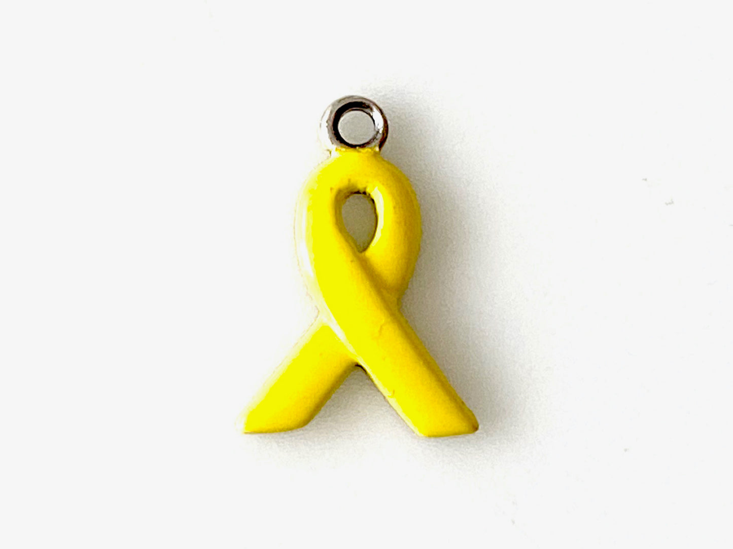 Jewelry Bar | Yellow Ribbon Sterling Silver Charm