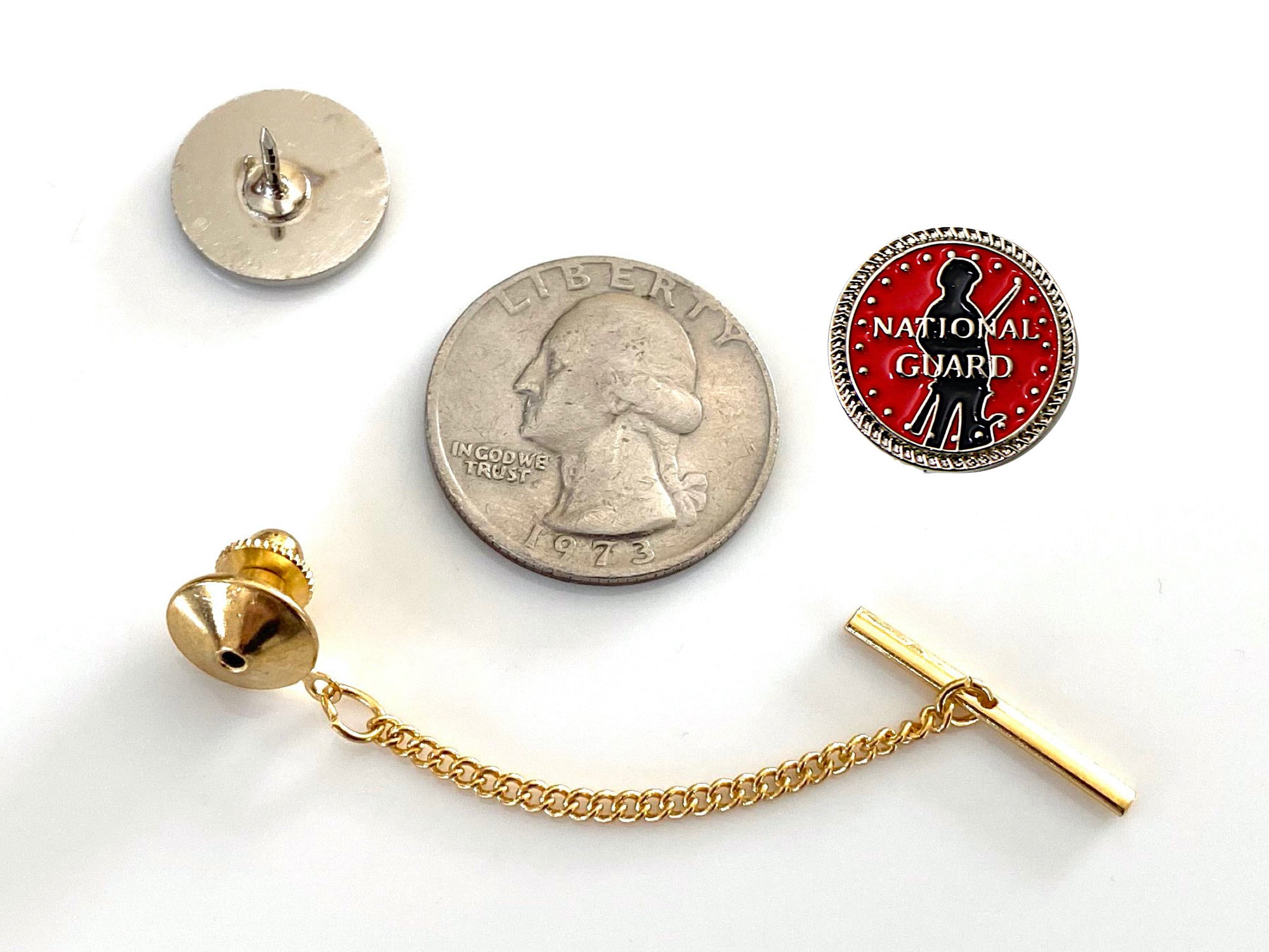 National Guard Gold Tie Tack