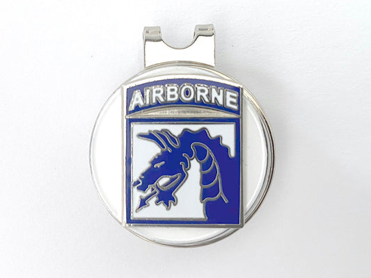 XVIII Airborne Corps Golf Hat Clip and Ball Marker