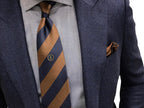 Navy Silver Tie Tack