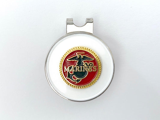 Marines Golf Hat Clip and Ball Marker
