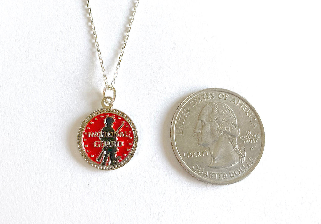 National Guard Charm Necklace