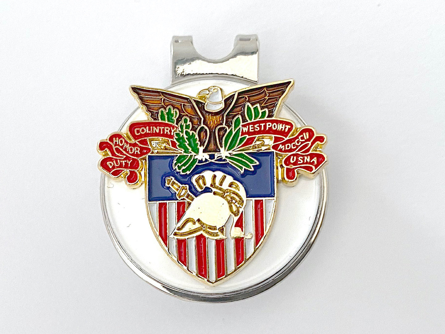 USMA Large Crest Golf Hat Clip and Ball Marker