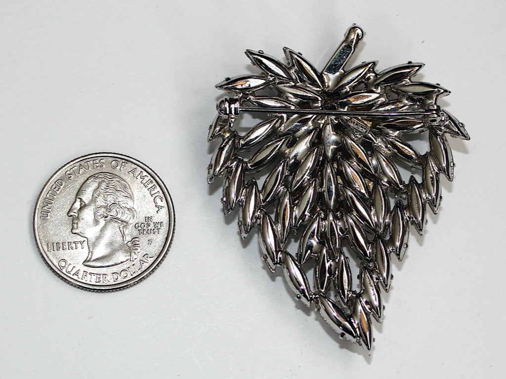 Purple Heart Vintage Brooch BR1010