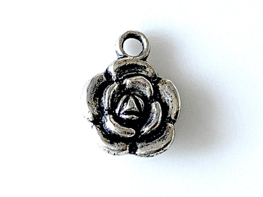 Jewelry Bar | Flower Pewter Charm