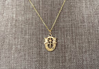 US Army Special Forces 'De Oppresso Liber' (DOL) Gold Charm Necklace