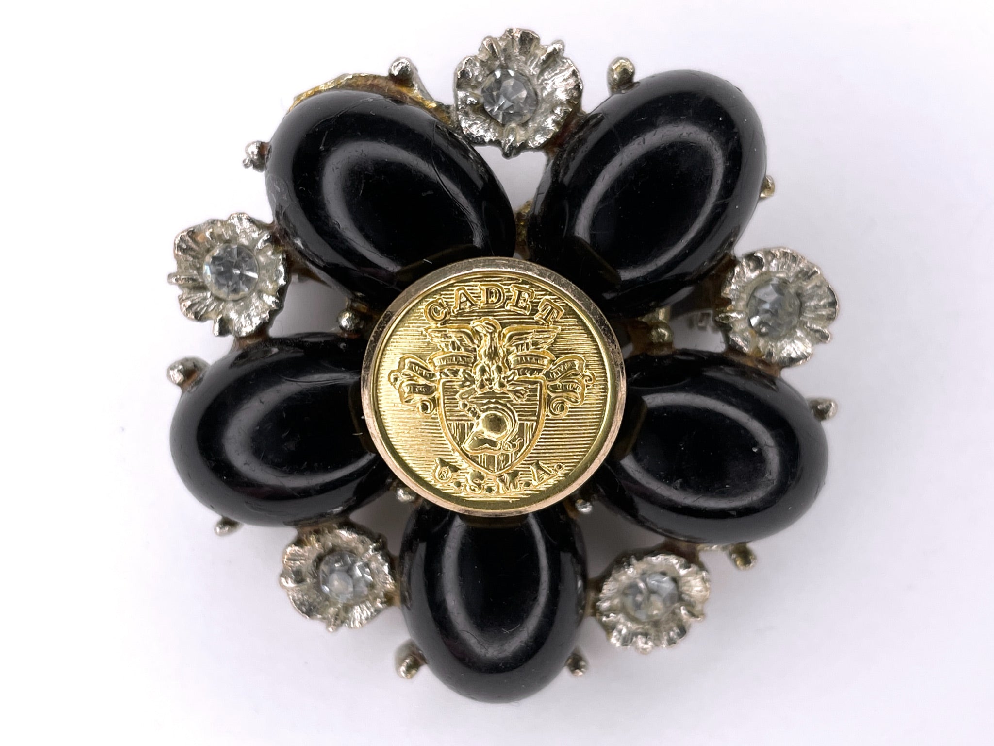 United States Military Academy Cadet Button Vintage Brooch BR908