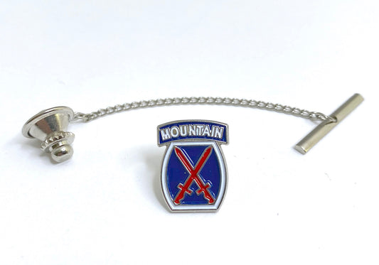 10th Mountain Division Tie Tack