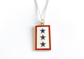 Blue Star (3 Star) Charm Necklace