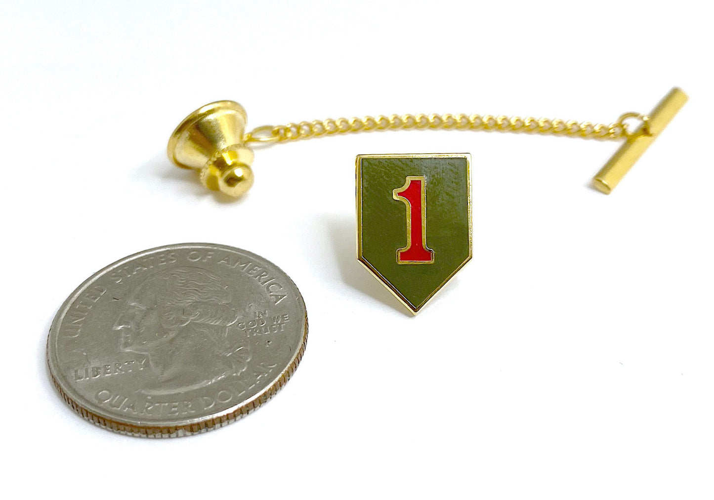 1st Infantry Division Tie Tack