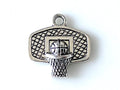 Basketball Hoop Pewter Charm