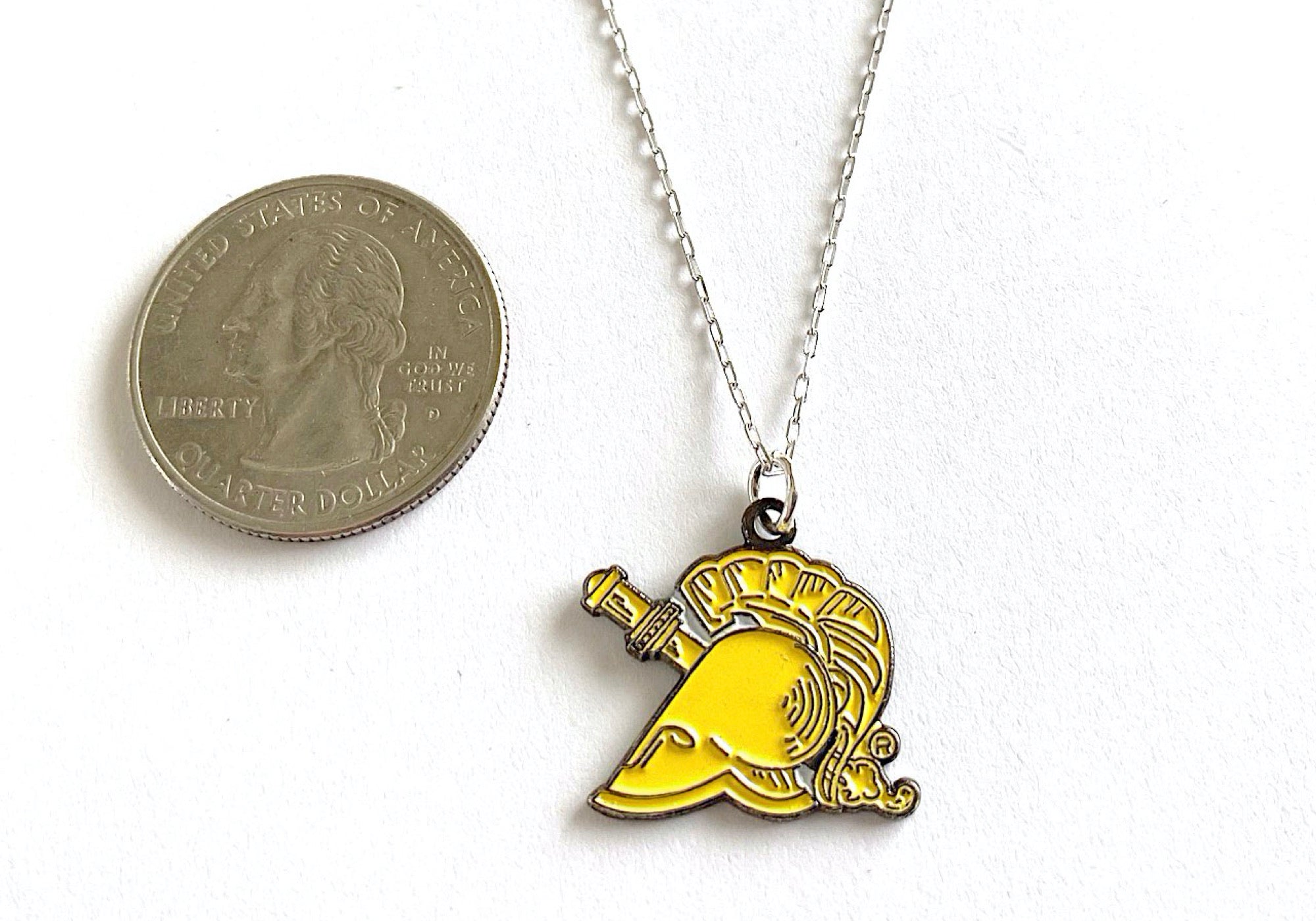 USMA Yellow Athena Helmet Charm