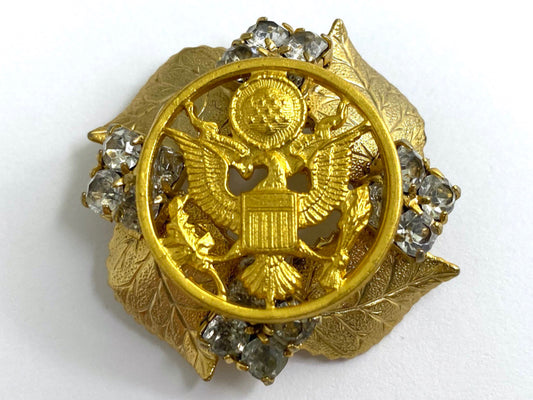 US Army Button Vintage Brooch BR408