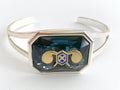 Chemical Corps Crystal Silver Cuff Bracelet BR517