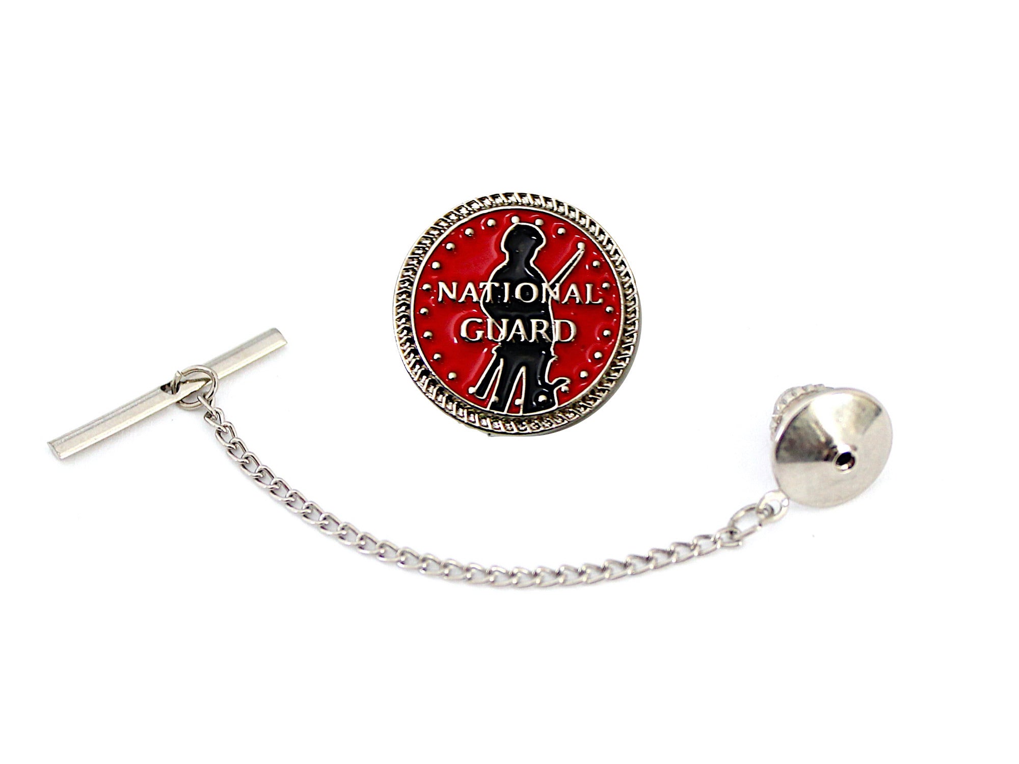 National Guard Silver Tie Tack