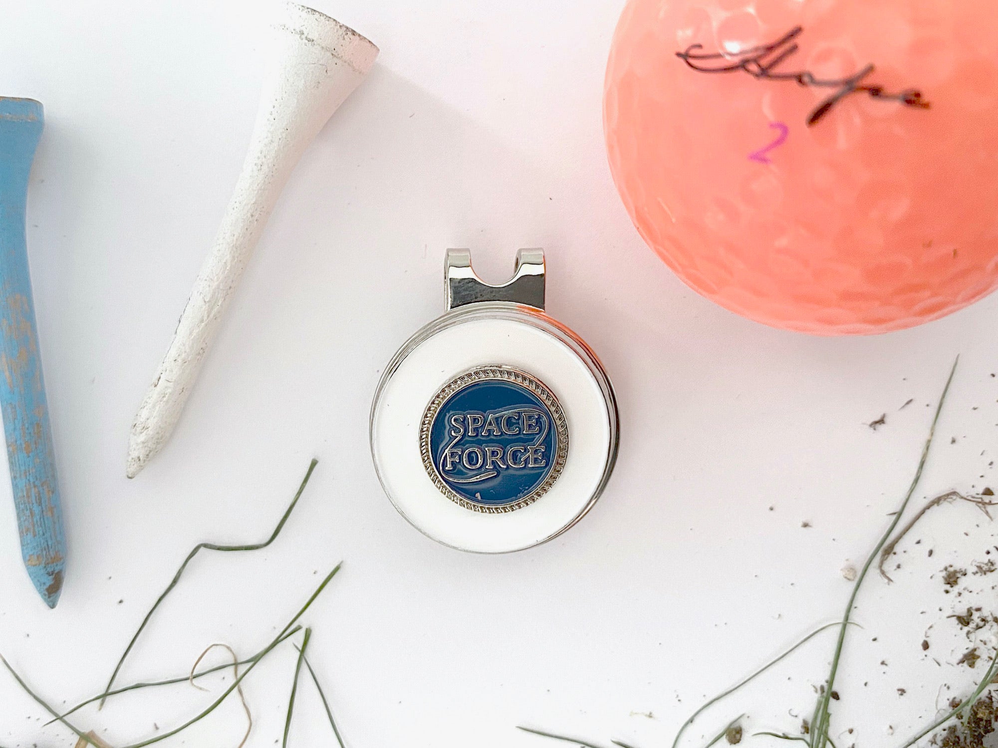 Space Force Golf Hat Clip and Ball Marker