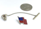American Flag Tie Tack