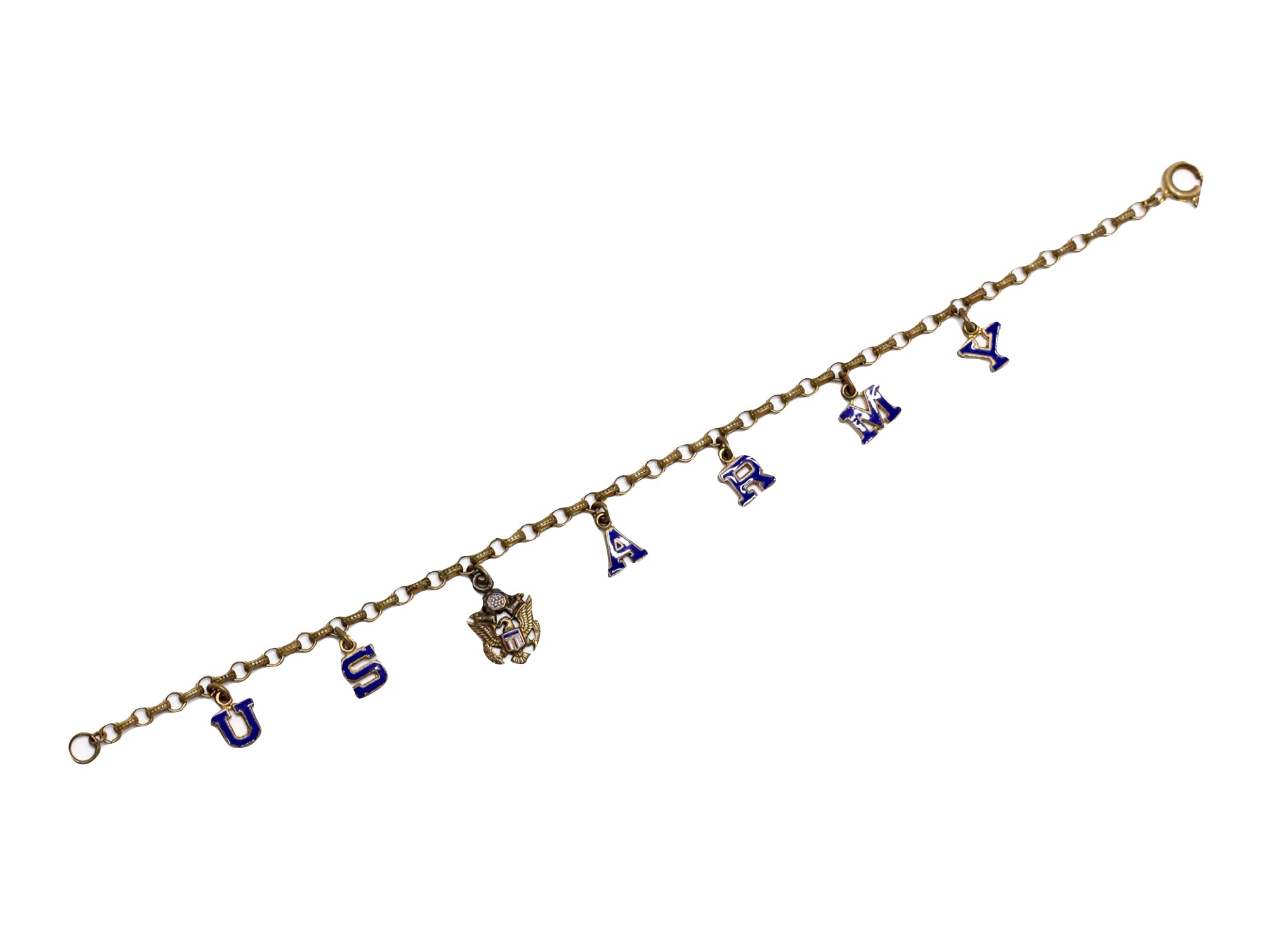 WWII-era Vintage Sweetheart Bracelet | US Army VB3