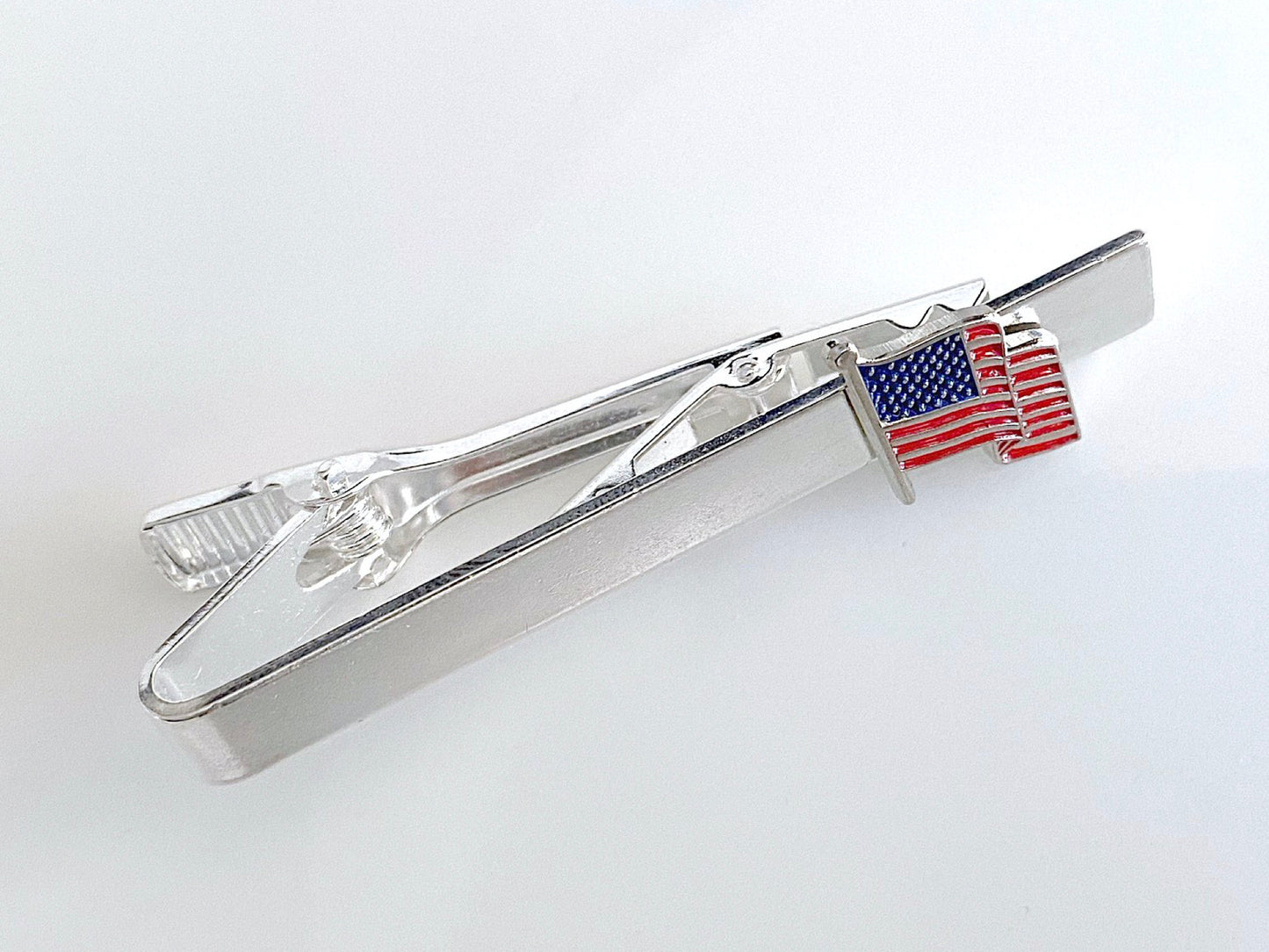 American Flag Tie Clip