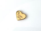 USMA Class of 2022 Engraved Heart in Gold Charm