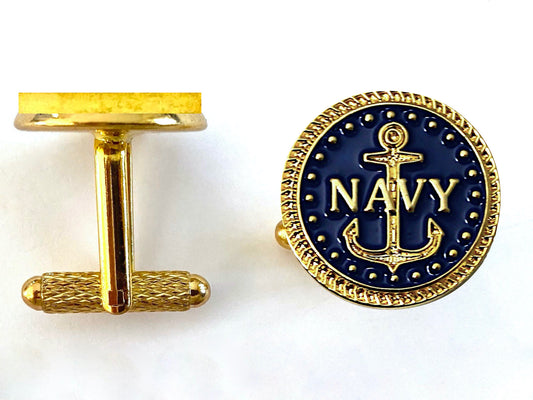 Navy Cufflinks
