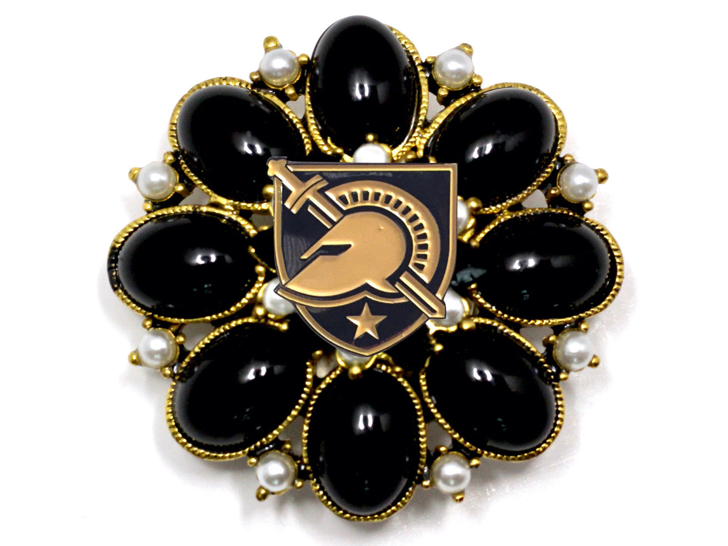 USMA Athletic Logo Brooch 13A