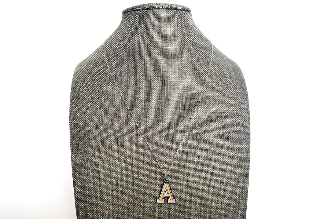 West Point USMA Block A Charm Necklace