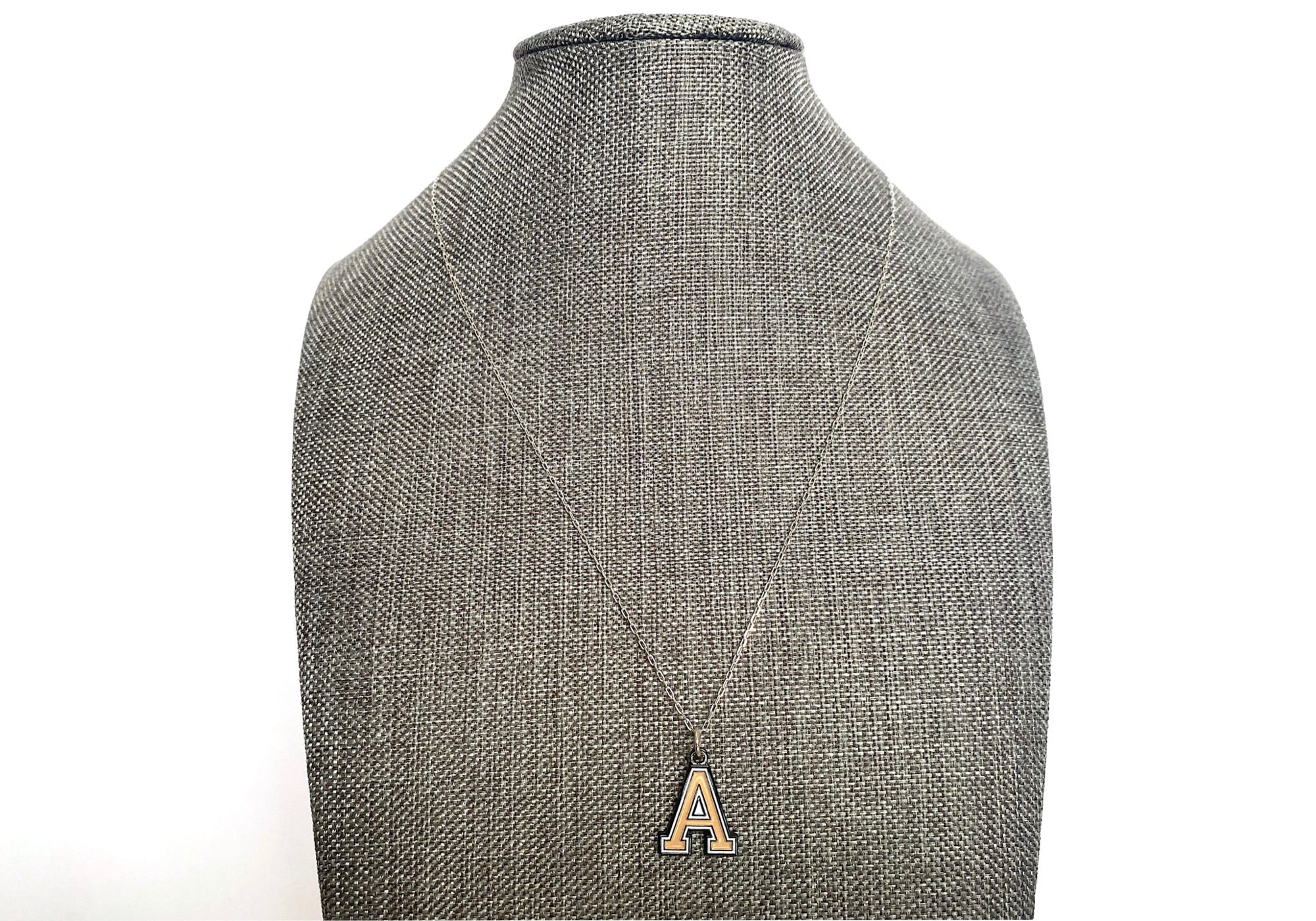 West Point USMA Block A Charm Necklace