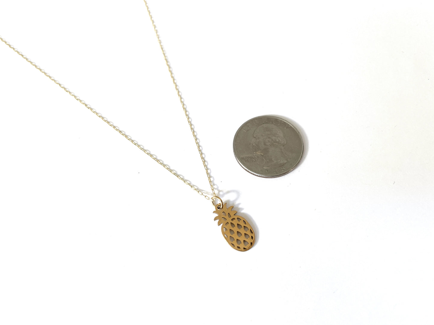 Pineapple Gold Necklace