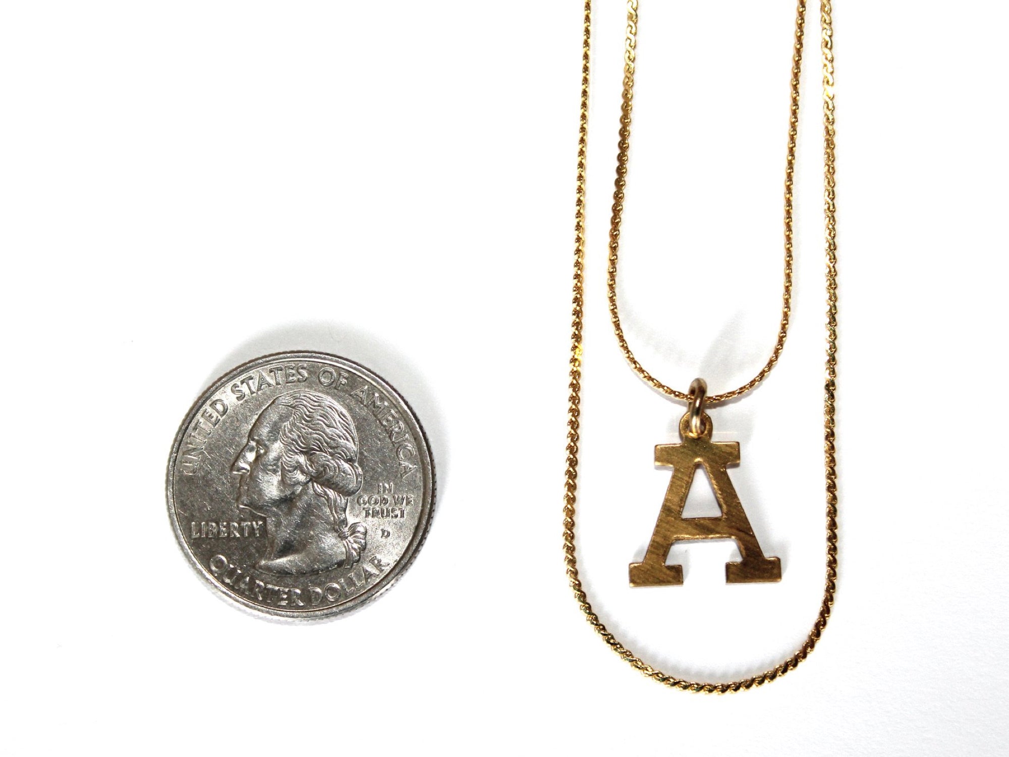 Army "A" Double-Strand Necklace