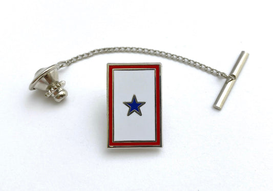 Blue Star Tie Tack