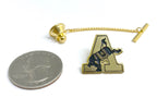 USMA Army "A" Gold Tie Tack