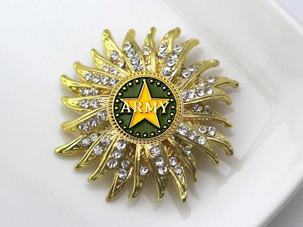 Army Brooch 15O