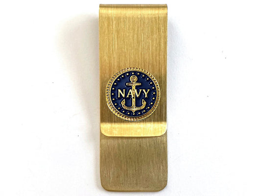Navy Money Clip