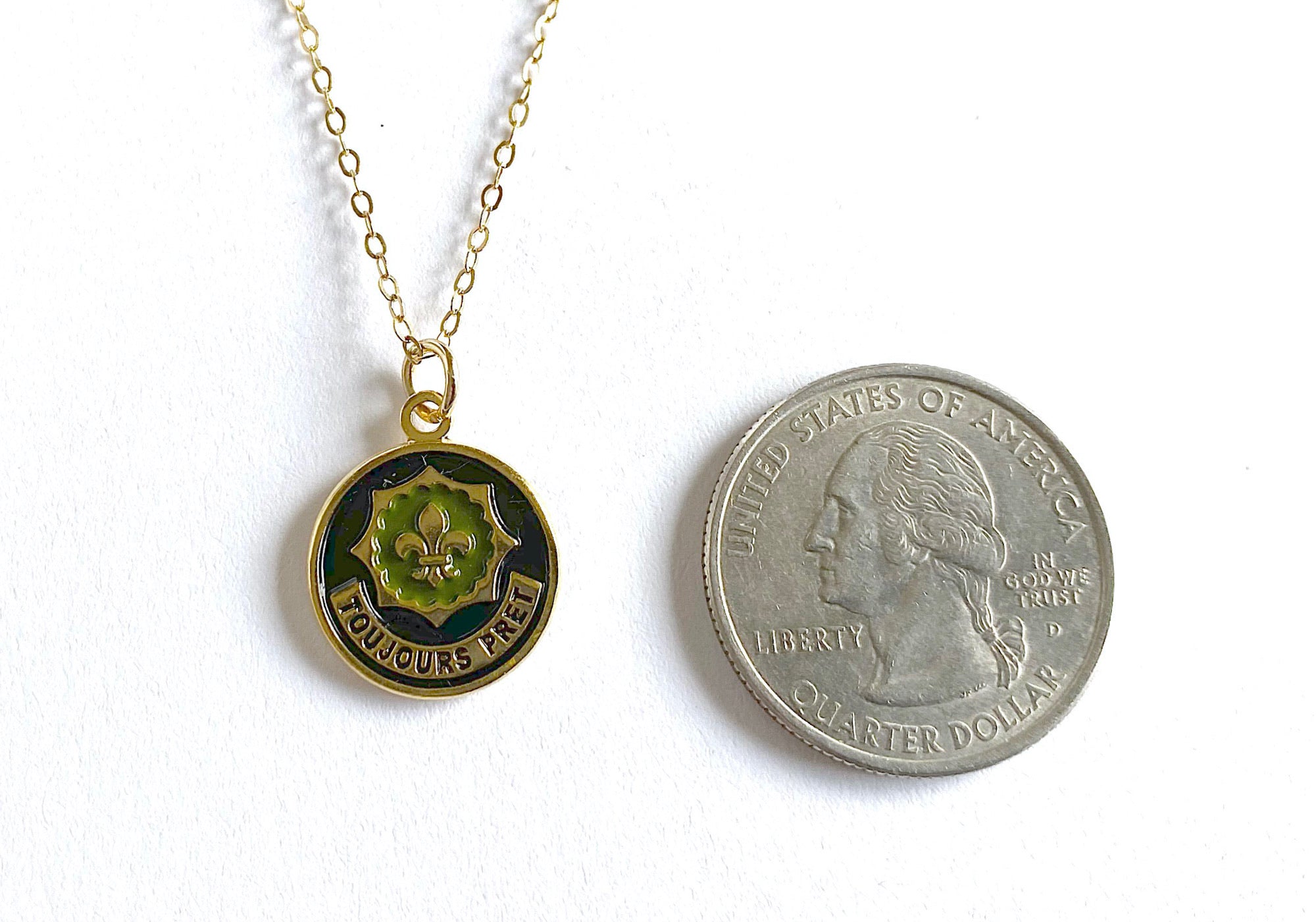 2nd Cavalry Regiment Charm Necklace
