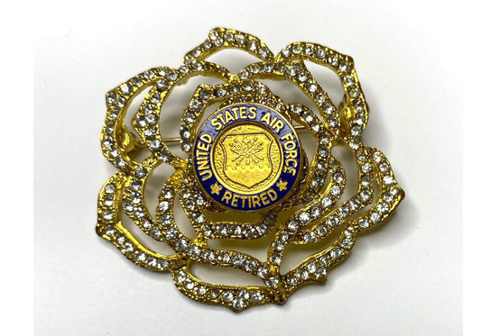 Air Force (Retired) One of a Kind Brooch BR304