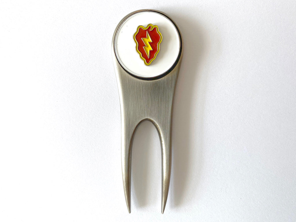 25th Infantry Division Golf Divot Tool and Ball Marker