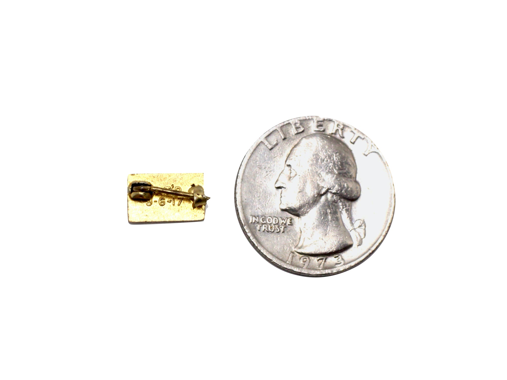 WWII-era Vintage Sweetheart Pin | 1 Blue Star VB61