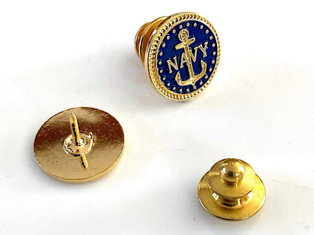 Navy Lapel Pin