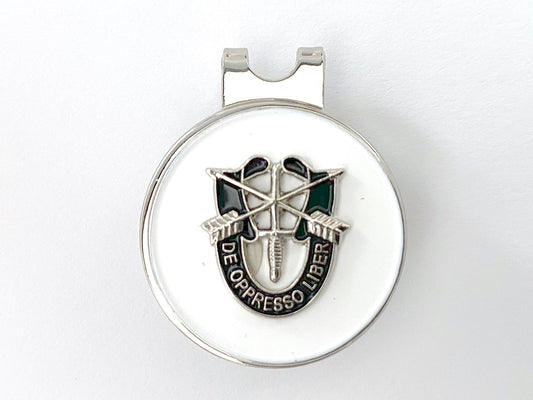Special Forces 'De Oppresso Liber' (DOL) Golf Hat Clip and Ball Marker