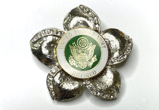 US Army Retired Brooch BR369