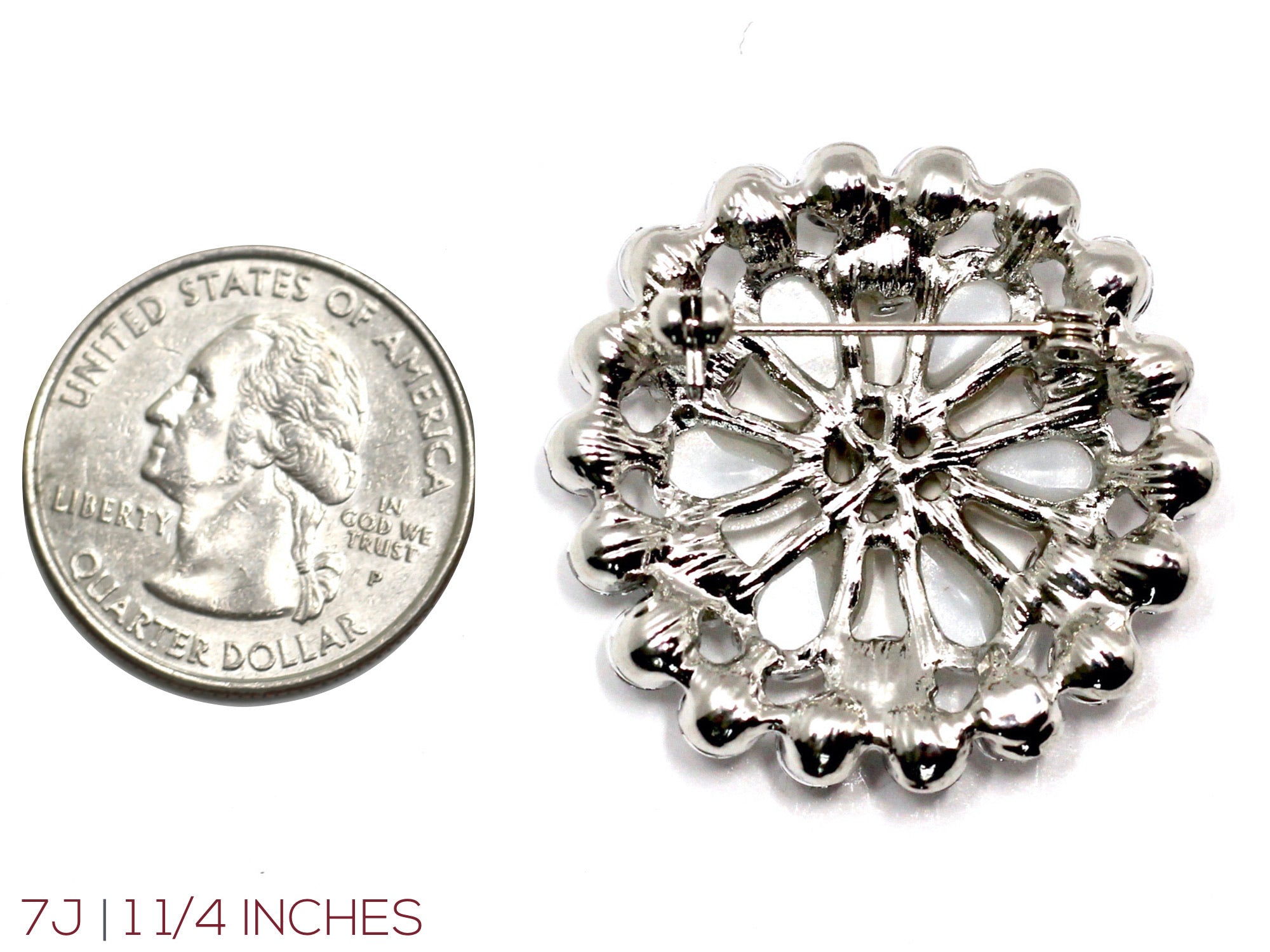 American Flag Brooch 7J