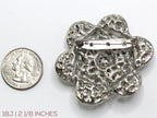 American Flag Brooch 18J