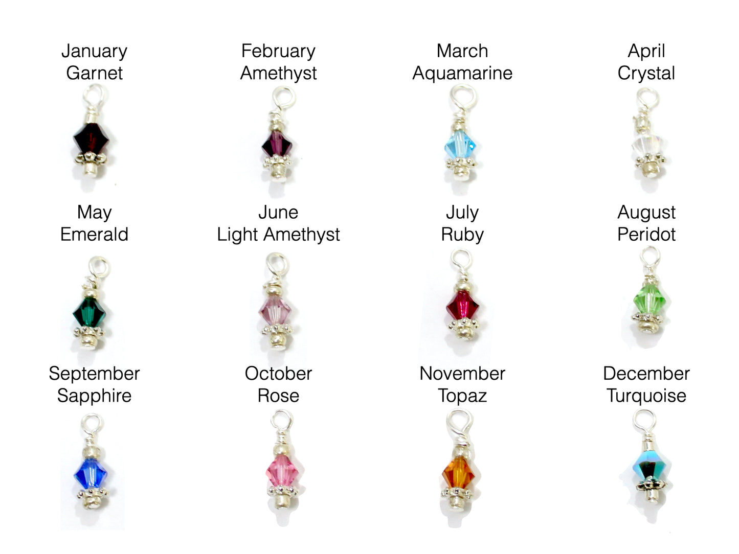 Jewelry Bar | Amethyst Swarovski Crystal ~ February Birthstone