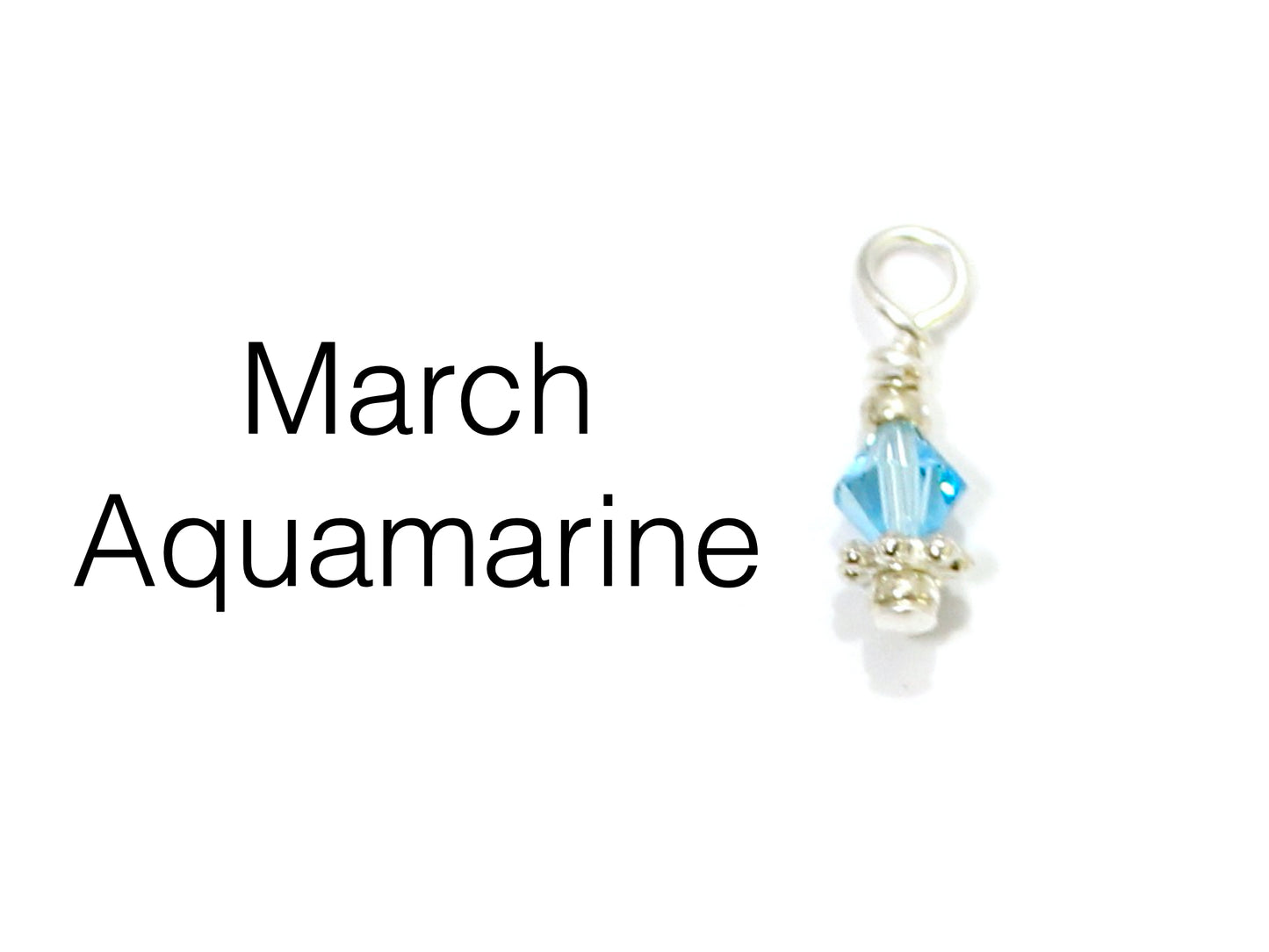 Jewelry Bar | Aquamarine Swarovski Crystal ~ March Birthstone