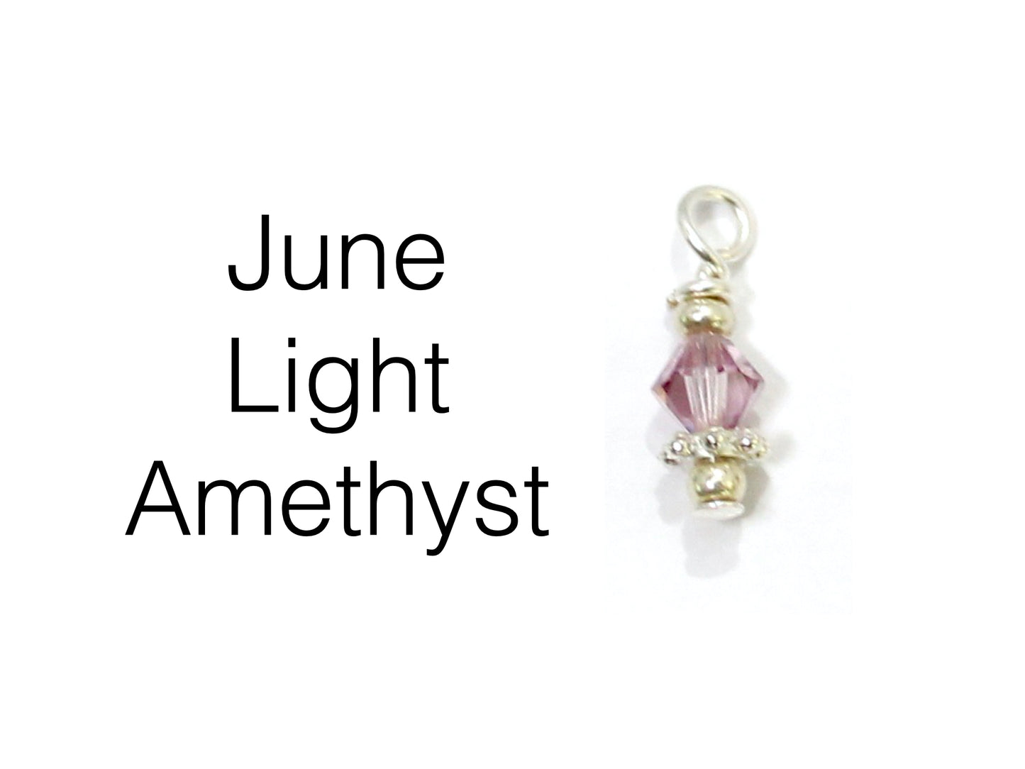 Jewelry Bar | Light Amethyst Swarovski Crystal ~ June Birthstone