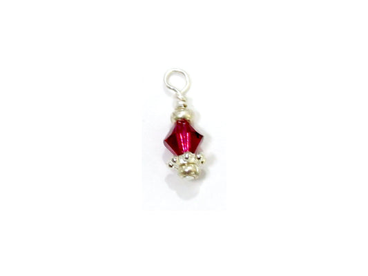 Jewelry Bar | Ruby Swarovski Crystal ~ July Birthstone